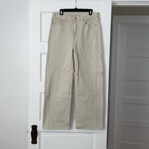 Old Navy Wide Leg, High rise jean.